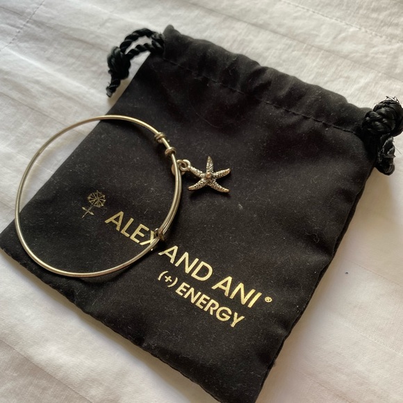 Alex and Ani Silver Starfish Bracelet - Picture 9 of 9